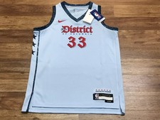 BOYS YOUTH L 14/16 NEW Nike NBA Washington Wizards #33 Kuzma City Edition Jersey