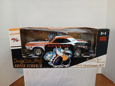 #ad ERTL 1:18 Scale Diecast DANDY DICK LANDY 1970 DODGE CHALLENGER R T HEMI SS D $124.99