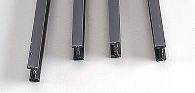 Plastruct I Beam ABS 1/2 (4) - Model Scratch Building Plastic Sheet Rod Tube