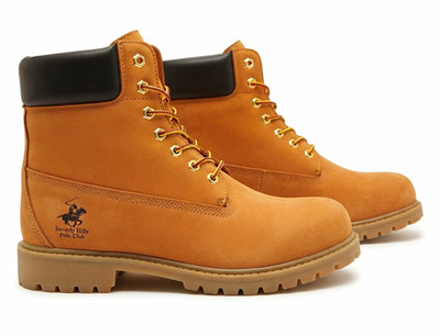 Beverly Hills Polo Club Men's Tan Lace-Up Ankle Work Boots Round Toe 10.5