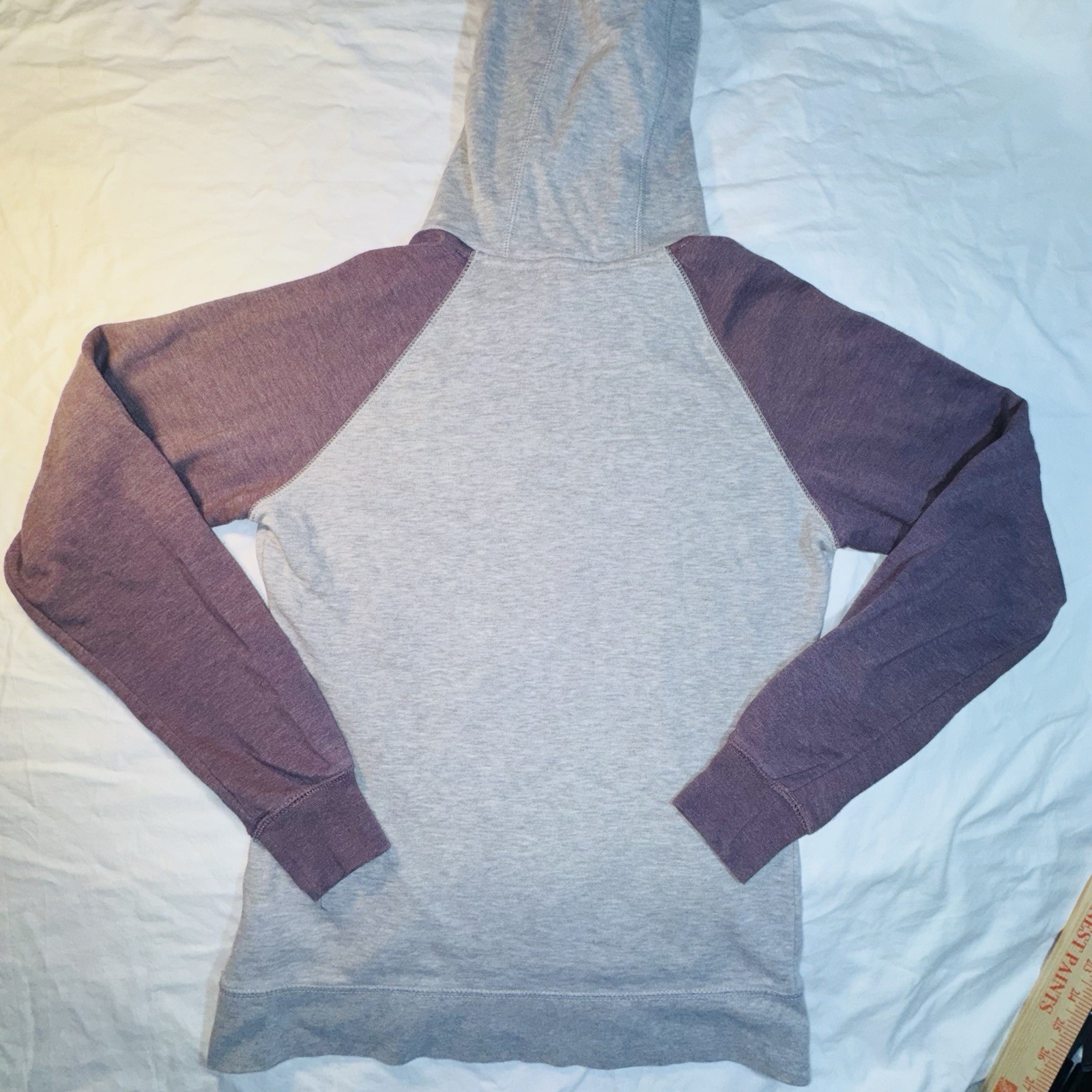 North Face Women's M Purple Gray Half Dome Hoodie Sweatshirt image 8