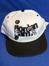 RARE True Vintage 90s Michael Jordan Space Jam Snapback Cap Hat Deadstock NOS