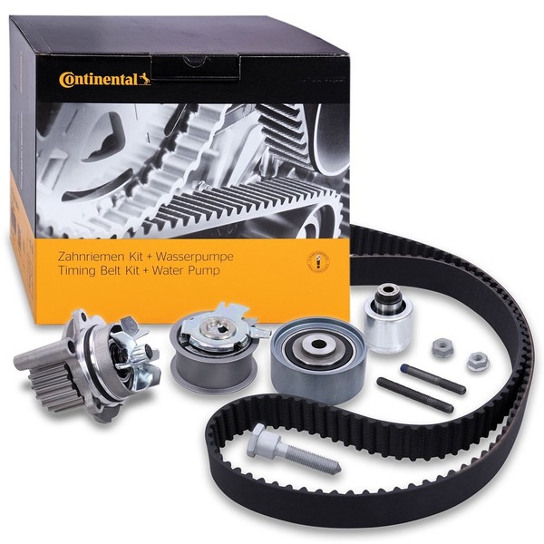 Contitech Zahnriemensatz+Wasserpumpe FÜR VW Touran 1T 2.0 AB BJ 03-image