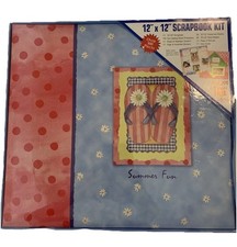 Markings 12x12 Scrapbook album 300 Pieces Kit  Summer Fun  New In Box