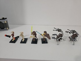 Vintage LEGO Star Wars Jedi Defense I 7203 Jedi Defense II 7204 100% COMPLETE