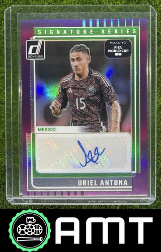 Uriel Antuna Auto 2025-26 Panini Donruss Road to FIFA World Cup 26\' 49/99 Purple