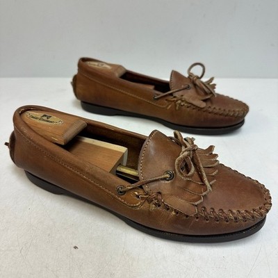 NEW HEELS Rancourt & Co x H S Trask Handsewn Tassel Kiltie Loafer Moc USA 9.5 D VERY GOOD Rancourt & Co. x Polo Country Tassel Loafer Kiltie  main image 2