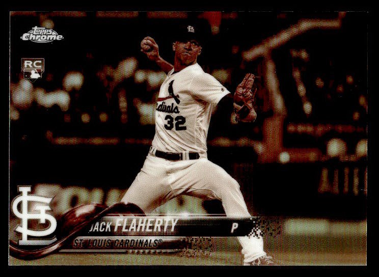 Jack Flaherty 2018 Topps Chrome Sepia Refractor #4 St. Louis Cardinals ESE QTY
