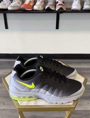 Nike Air Max Invigor GS 749572 002 Wolf Grey / Volt-Black Kid's Size 7Y