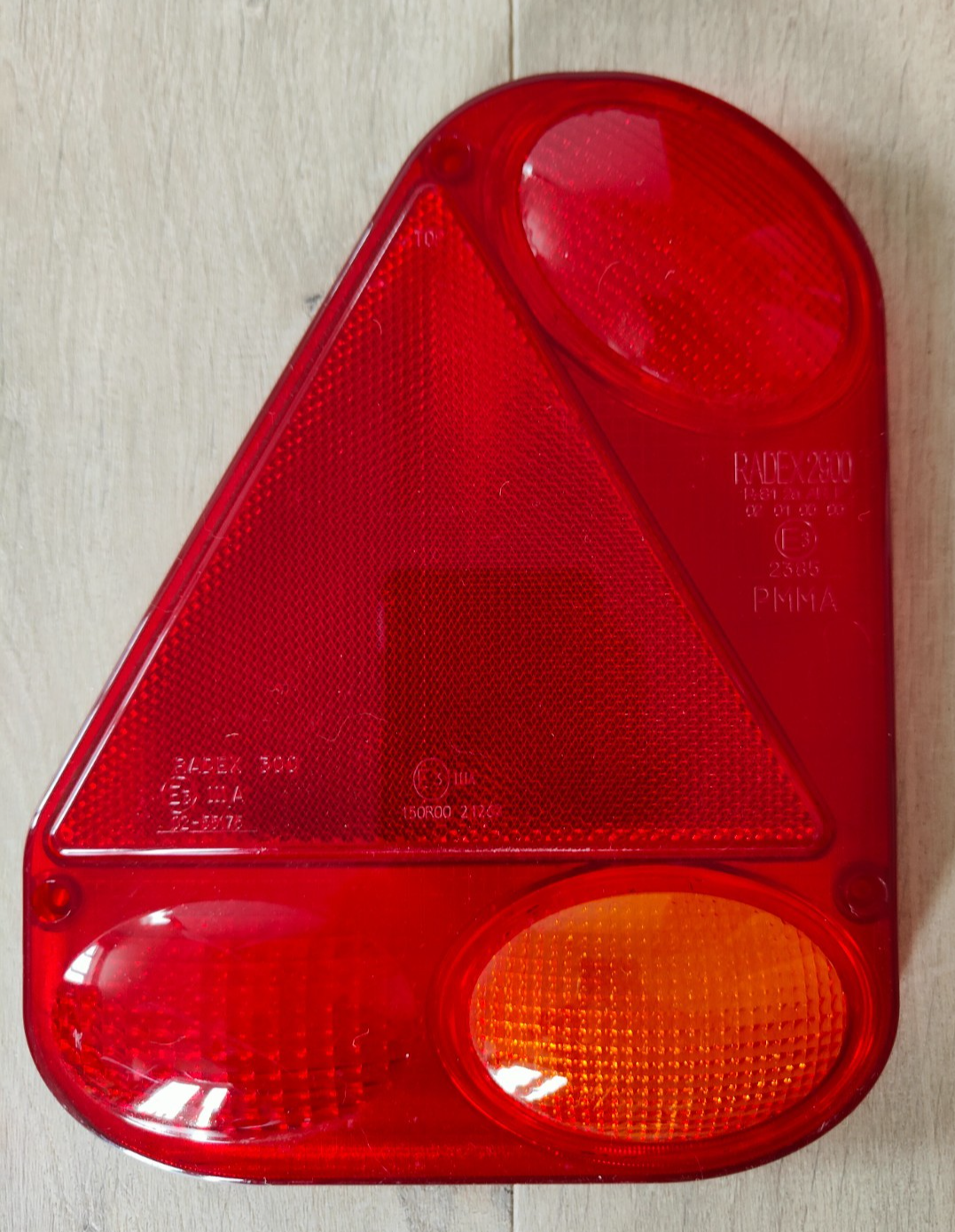 Trailer Light Lens Radex Replacement Left for Ifor Williams Indespension TR217
