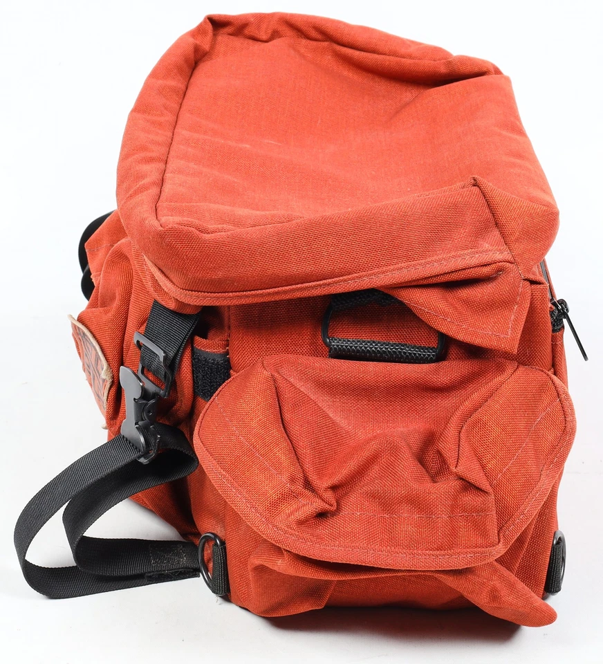 Bolsa de cámara Tenba igual vintage (naranja quemado) con divisores originales (13x7x7"") Foto 3 de 4