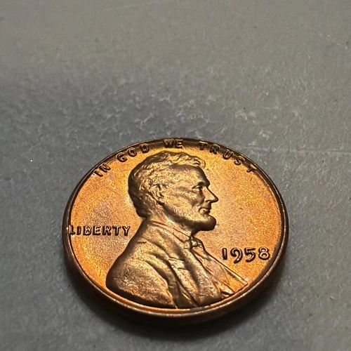 1958-P Lincoln Wheat Cent — photo from another recent sale