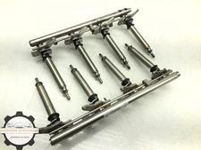 2014-2017 MERCEDES W222 S550 4.6L LEFT RIGHT FUEL RAIL LINE W/FUEL INJECTORS SET