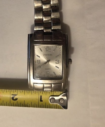 Rumours Rectangular Silver-Tone Quartz Watch – St… - image 7