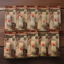 Trisonic Lot Of 10 Telephone Extension Cord 15 Feet Phone Cord Line Ivory White