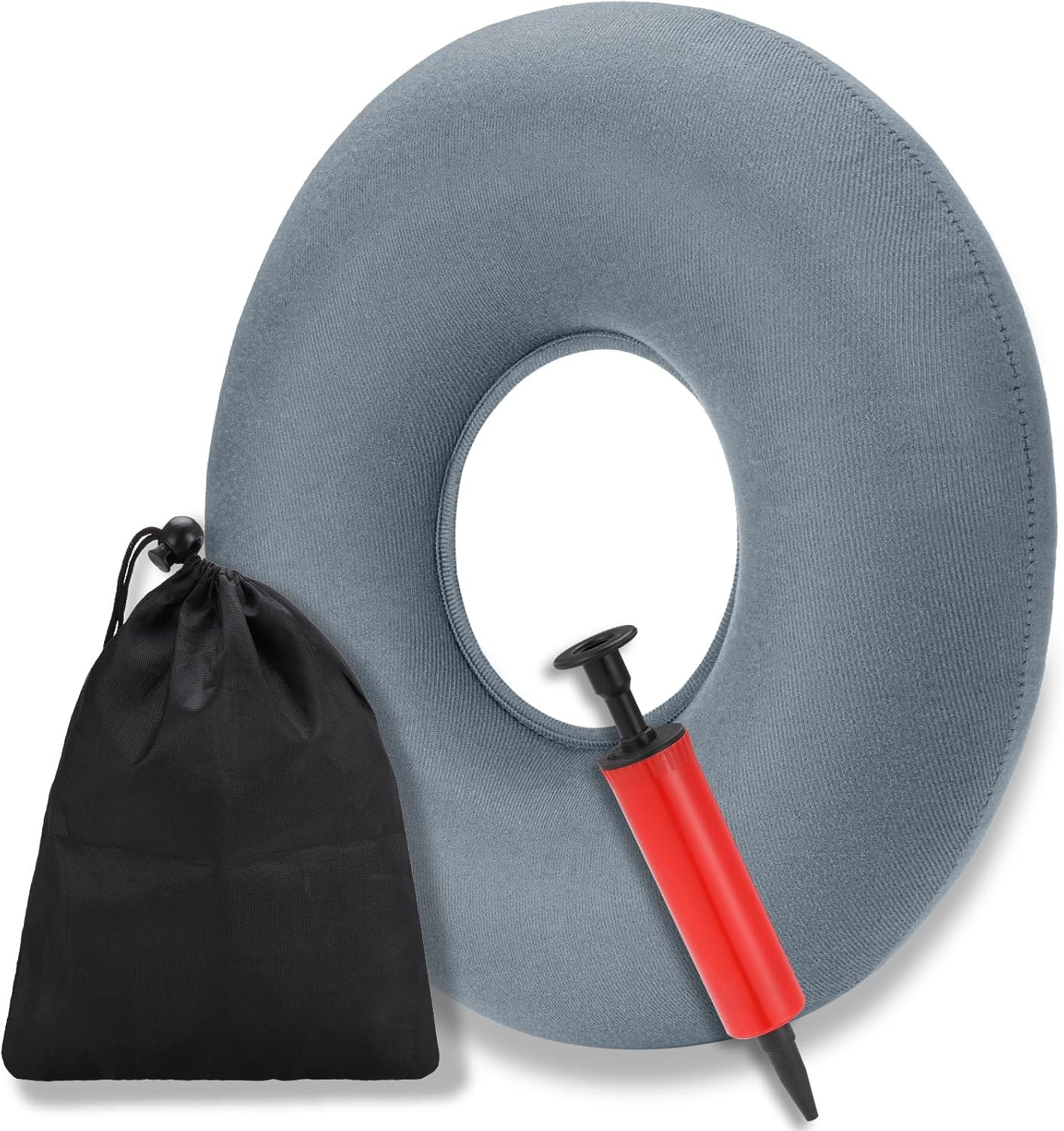 Hämorrhoiden Sitzkissen, Sitzring nach OP, Aufblasbare Sitzkissen Orthopädisch m