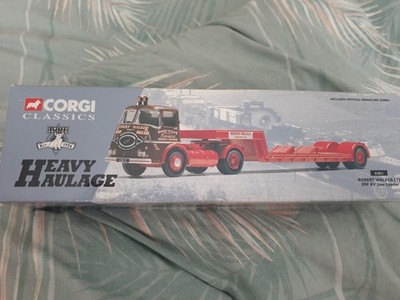 Corgi 31011 Heavy Haulage Robert Walker ERF KV Tieflader 1:50 Modell Lkw