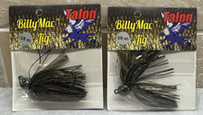 Talon Lures Billy Mac Jig Lot of 2 Green Pumpkin/Gold 3/8 oz. Pitchin n Flippin