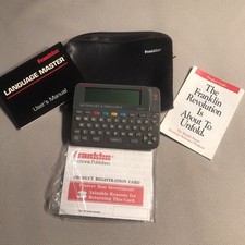 Franklin Bookman MWD-640 Black Portable Electronic Dictionary  Thesaurus