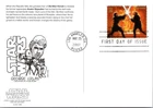 Dr Jim Stamps Postal Card Star Wars Obi-Wan Kenobi Vs Anakin Skywalker First Day
