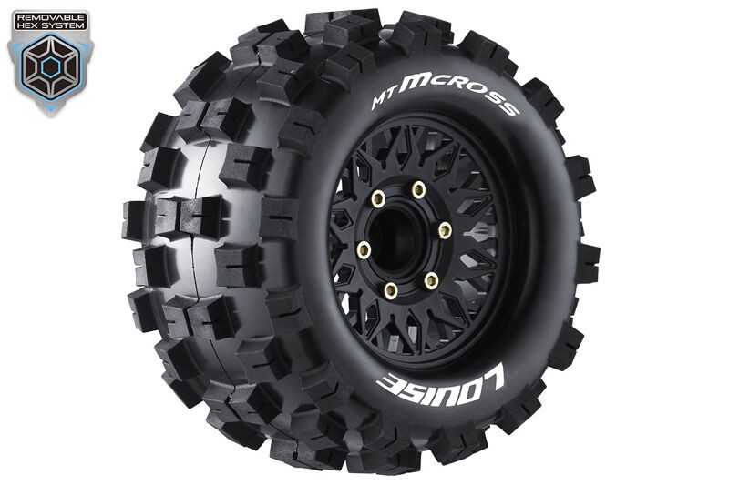 Team Louise LOUT3274SX Mt-Mcross 1/10 Soft (2) Uni-Sechskant Exchangeable Rim