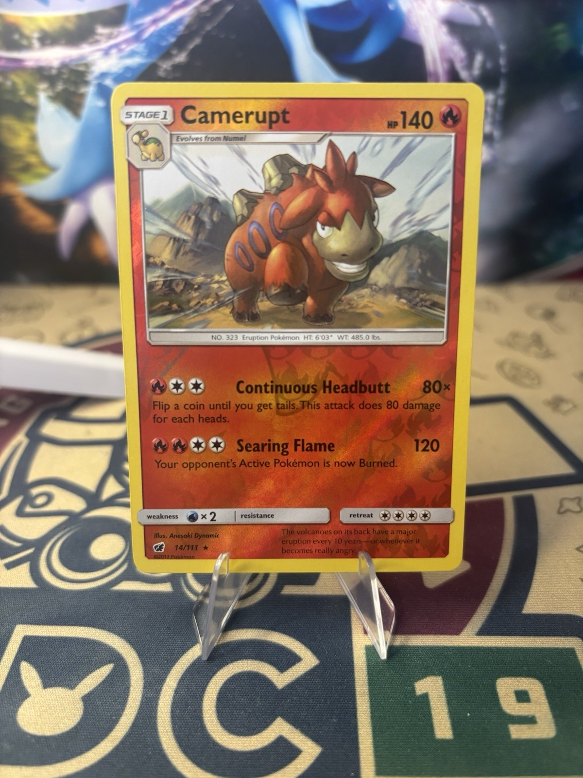 Camerupt 14/111 Sm-Crimson Invasion Reverse Holo