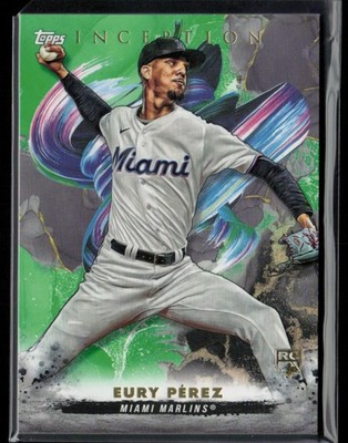 Eury Pérez 2023 Topps Inception Green #117