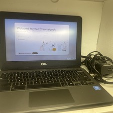 Dell Chromebook 3100 11.6", Intel Celeron, 4GB RAM, 16GB, ChromeOS   Charger