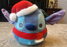 Squishmallows Disney Stitch Christmas Plush Toy 9" - NWT
