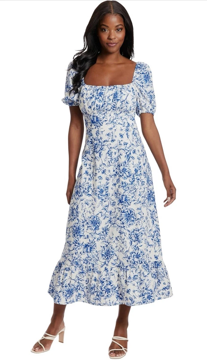London Times Womens Plus Size Dress 16W