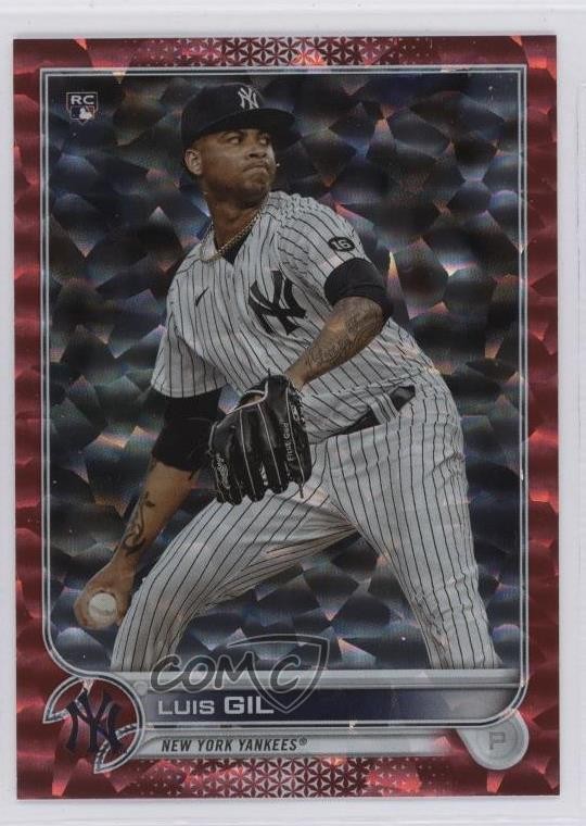 2022 Topps Series 1 Red Foil 56/199 Luis Gil #131 Rookie RC 0t5t