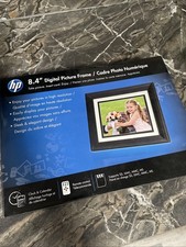 NEW Open Box HP 8.4" DIGITAL PICTURE FRAME Sleek Design High Resolution df840a4