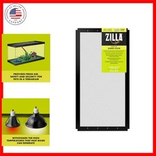 Fresh Air Screen Cover, Secure and Durable Metal Mesh Cover for Reptile Terra...