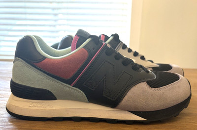 New Balance 574 ML574DG2 Women s 5.5 Gray Black Pink ENCAP Sneakers