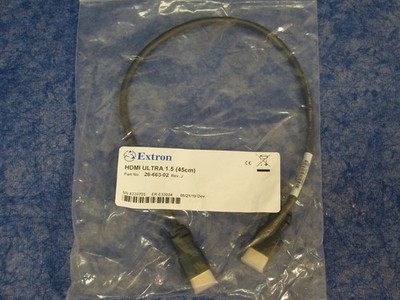 Extron HDMI Ultra 1.5' 26-663-02 Ultra Flexible 4k/60 High Speed HDMI Cable BN96