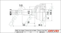 Gelenksatz Antriebswelle Dr!Ve+ DP2110.10.1377 M20X1 FüR Opel Astra T98 CC F70