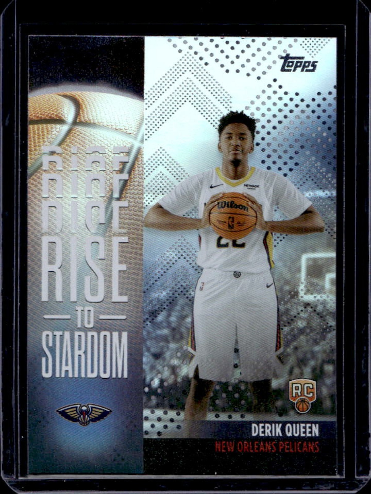 2025-26 Topps Derik Queen Rise to Stardom RC Rainbow Foil #RTS-13 Pelicans