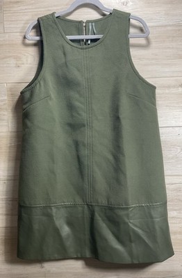 slim fit dress slacks Anthropologie Eva Franco Vegan Cut Out Midi Dress Size 4 Green – Finds For  You main image 0