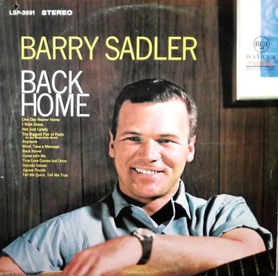 Barry Sadler Back Home RCA Victor Vinyl LP