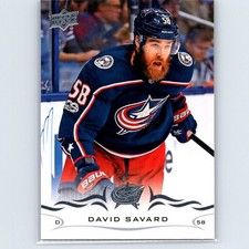 2018-19 Upper Deck - David Savard #55 - Columbus Blue Jackets