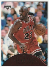 Michael Jordan AT6 1997-98 Upper Deck AIRTIME Runway-3-2 Chicago Bulls Card HOF