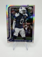 2025 Topps Chrome Refractor DeMarvion Overshown #78 Dallas Cowboys Football Card