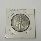 US 1939 Walking Liberty Half 90% Silver Good Details