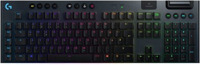 Logitech G915 LIGHTSPEED kabellose mechanische Gaming-Tastatur, Deutsches QWERTZ