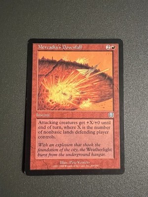 MTG- Mercadia's Downfall - Mercadian Masques - Magic the Gathering - Red - LP