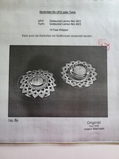 Kl&ouml;ppelbrief f&uuml;r Deckchen f&uuml;r Ufo oder Turm