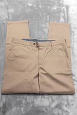 Charles Tyrwhitt Men's Size 36X32 Khaki Taupe Slim Fit Ultimate Non-Iron Chinos
