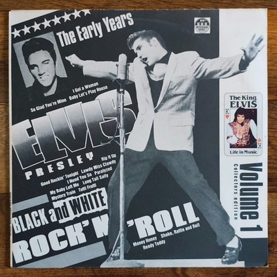 Elvis Presley   Vol.1 - Black And White Rok`N`Roll LP /Russian Disc - 1992/