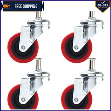 2.5 Swivel Caster Wheel Set of 4 Ideal for Service Carts Furniture Upgrades