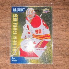 Upper Deck 2023-24 Allure Golden Goalies Dan Vladar Calgary Flames GG-2 NHL